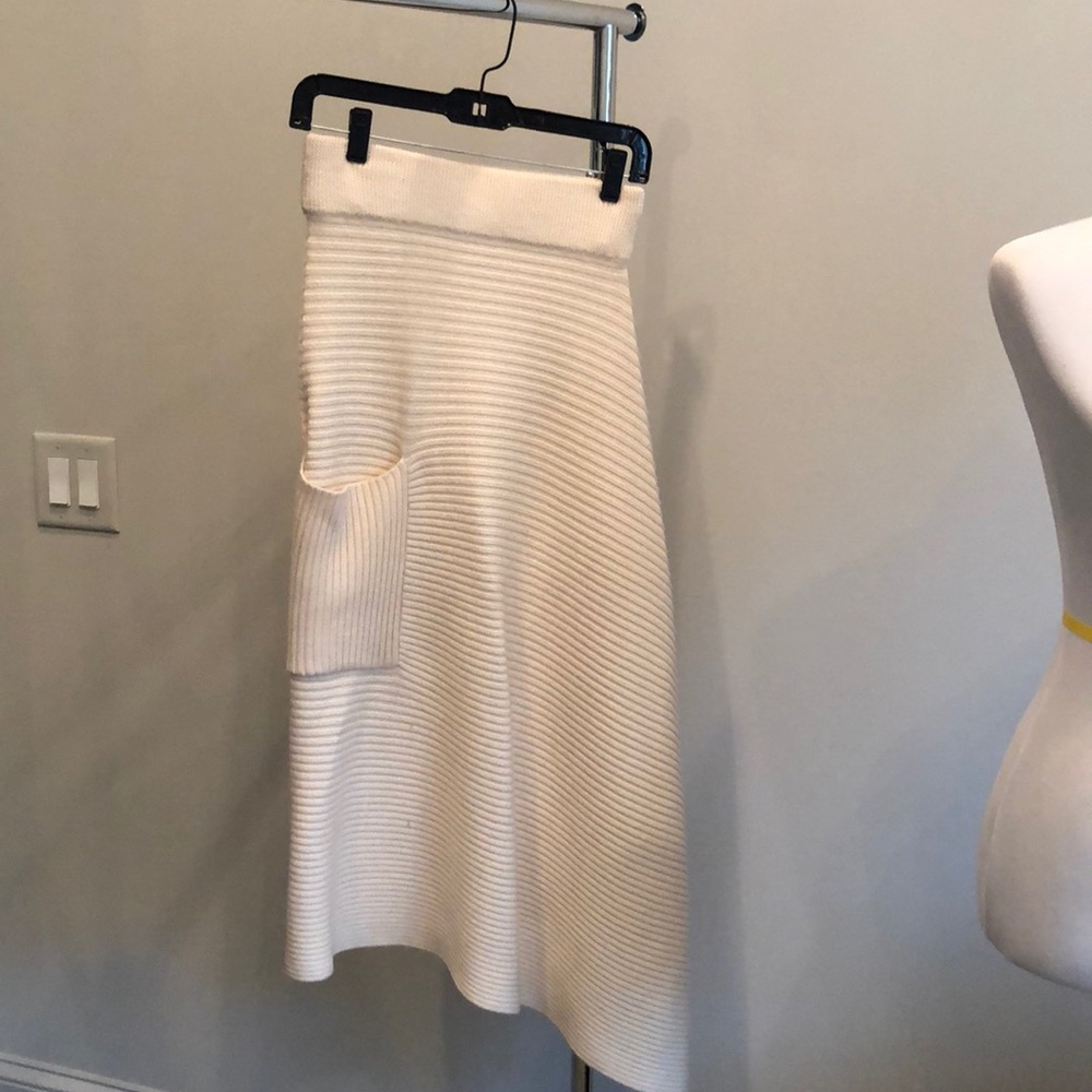 Cashmere  asymmetrical skirt